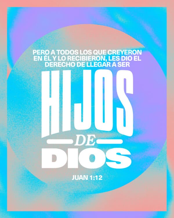 Pero a todos los que creyeron en él y lo recibieron, les dio el derecho de llegar a ser hijos de Dios. - Juan 1:12