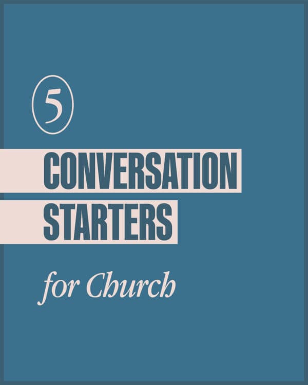 Slide 1: 5 Conversation Starters For Church Slide 2: 1. How long have you been attending this church? 2. What is God doing in your life lately? 3. What worship song do you currently have on repeat? 4. What's your favorite lunch spot you go to after church? 5. Did you do anything fun this weekend?