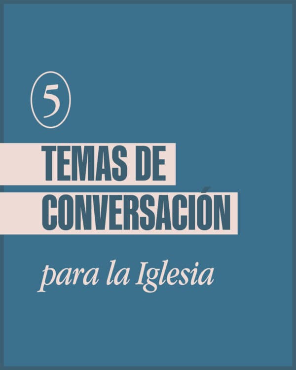 Slide 1: 5 Temas de Conversación para la Iglesia  Slide 2: 1. ¿Cuánto tiempo llevas asistiendo a esta iglesia? 2. ¿Qué está haciendo Dios en tu vida últimamente? 3. ¿Qué canción de adoración tienes actualmente en repetición? 4. ¿Cuál es tu lugar de almuerzo favorito después de la iglesia? 5. ¿Hiciste algo divertido este fin de semana?