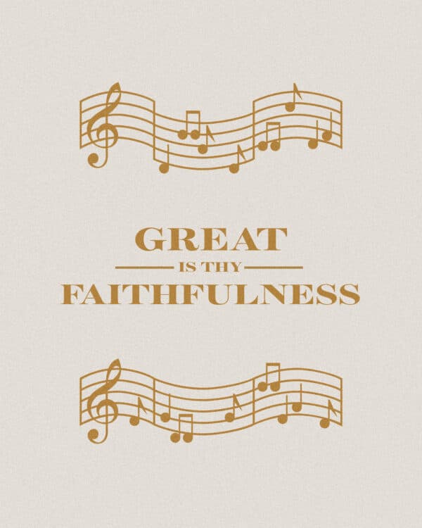 Great is Thy faithfulness