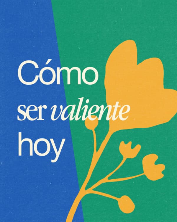 Cómo ser valiente hoy: (1) Recuerda que Dios tiene una misión única para ti. No se parecerá a las misiones de los demás, así que no necesitas ser como ellos. (2) Dios ya te ha equipado para esa misión. (3) Dios está a tu favor, así que nadie puede estar en tu contra. (4) El amor cubre una multitud de errores. Incluso si te equivocas en tu valentía, si lo haces con amor, la gente percibirá ese amor y te perdonará rápidamente.