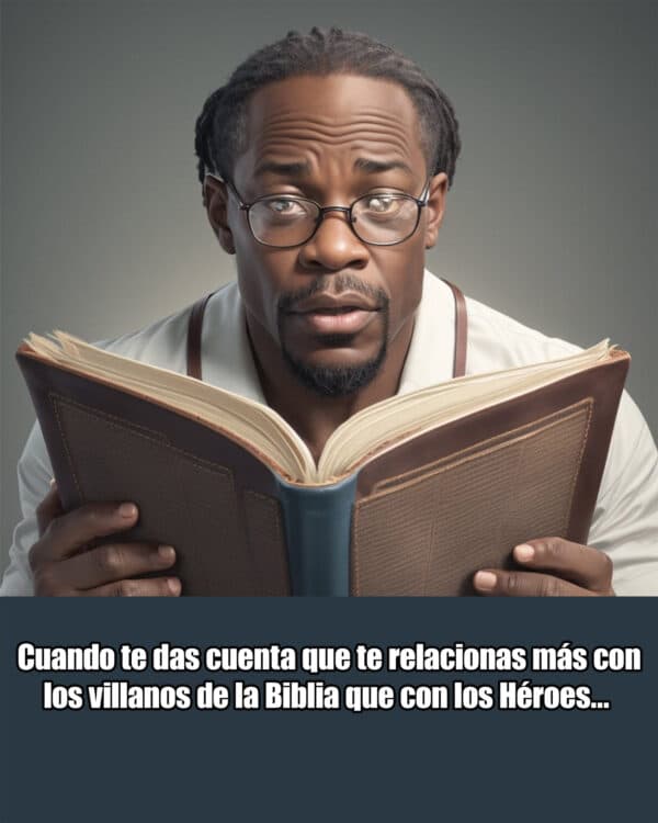 Cuando te das cuenta que te relacionas más con los villanos de la Biblia que con los héroes...