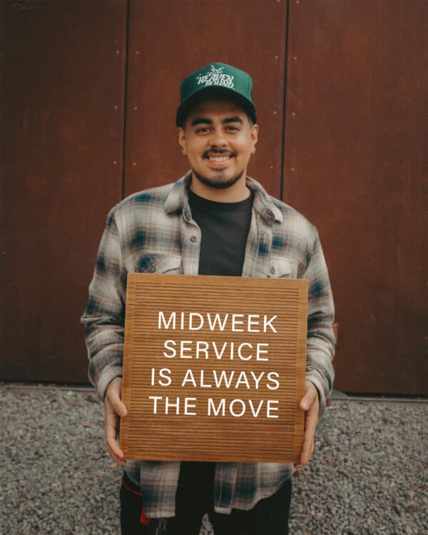 Midweek Service is always the move