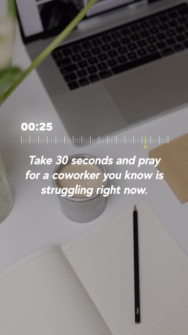 Countdown: Pray For Co-Worker