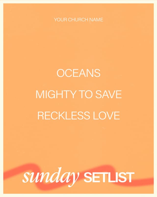 Worship Set Posts