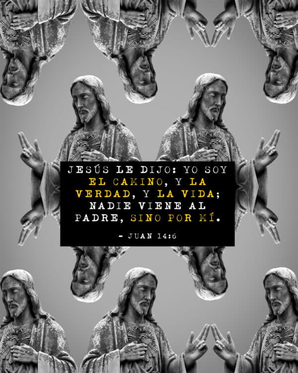 Jesús le dijo: Yo soy el camino, y la verdad, y la vida; nadie viene al Padre, sino por mí. - Juan 14:6