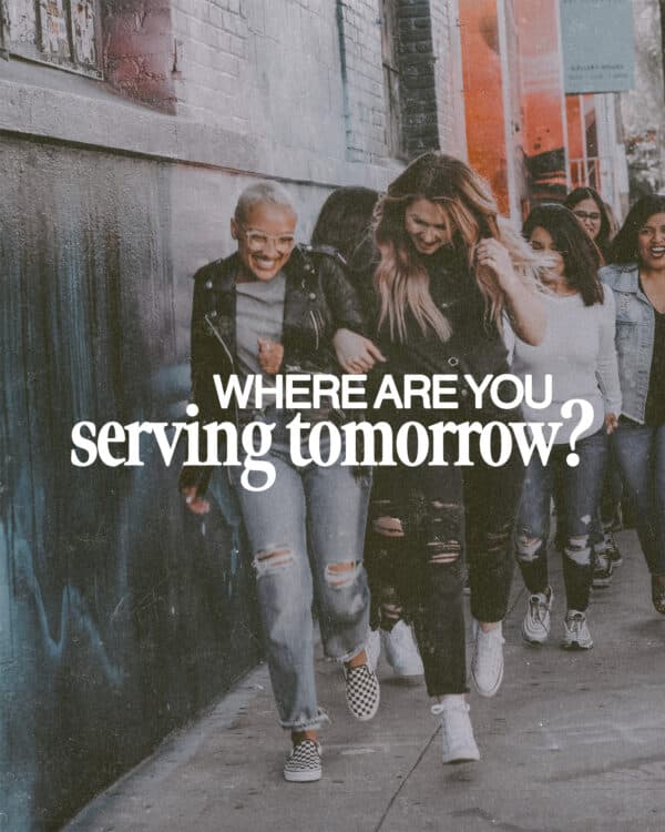 Where are you serving tomorrow?