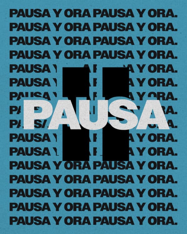 Pausa y ora