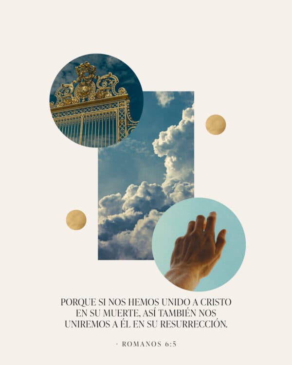 "Porque si nos hemos unido a Cristo en su muerte, así también nos uniremos a Él en su resurrección." - Romanos 6:5