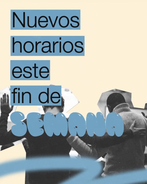 Nuevos horarios este fin de semana