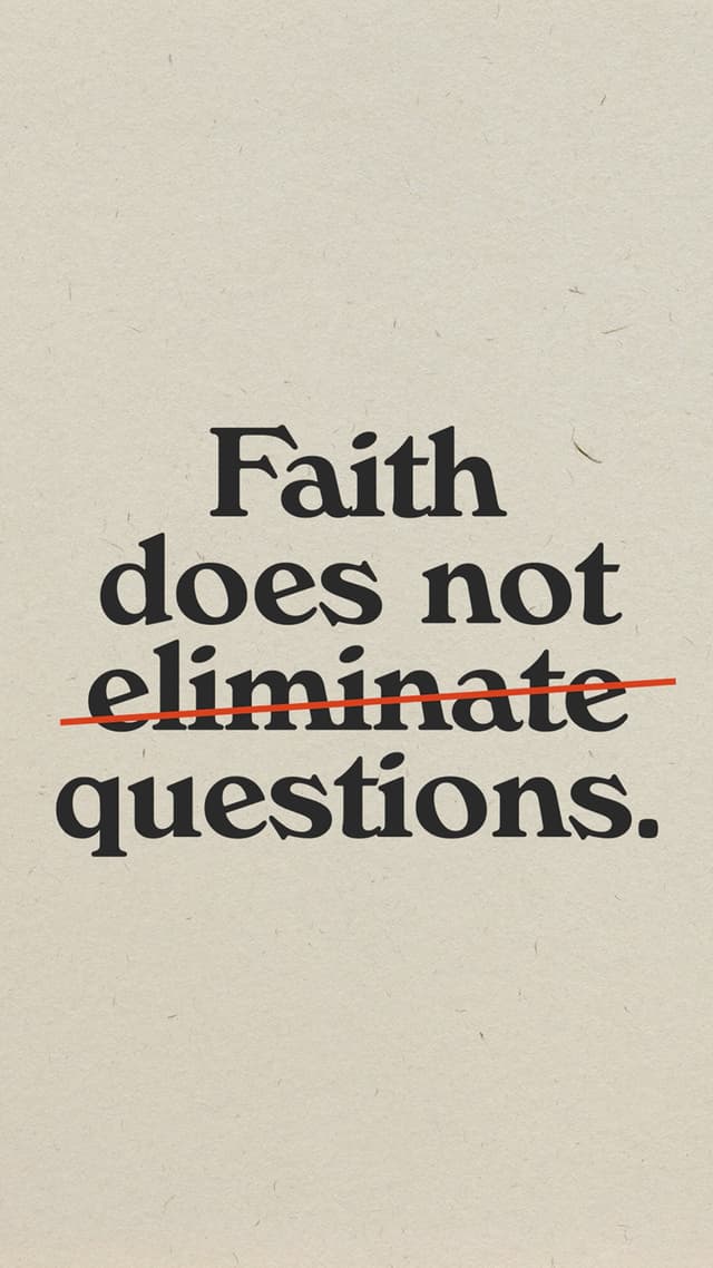 Faith Questions