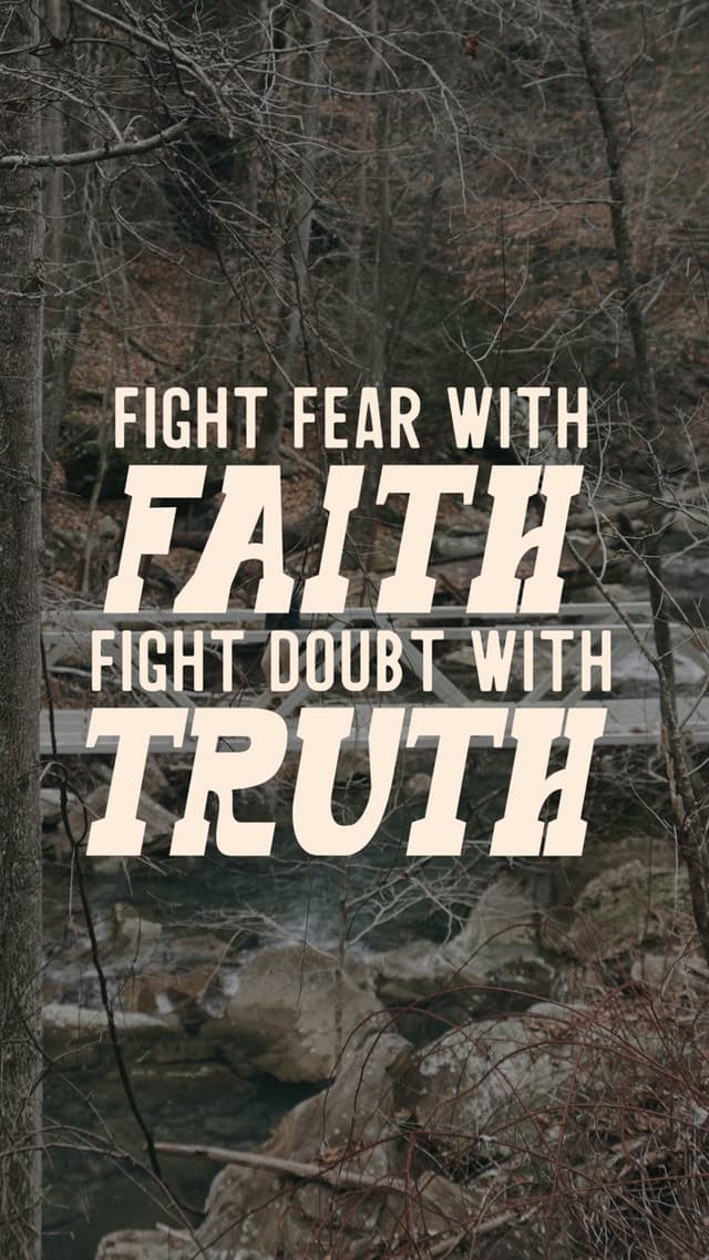 Fight Fear With Faith