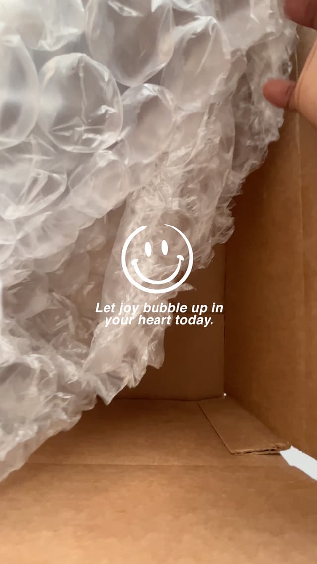 Let Joy Bubble Up