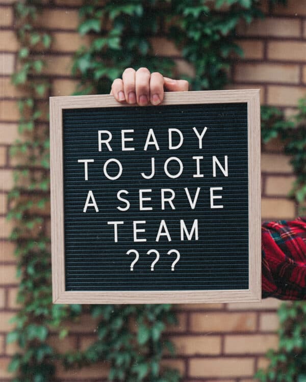 Ready to join a serve team?