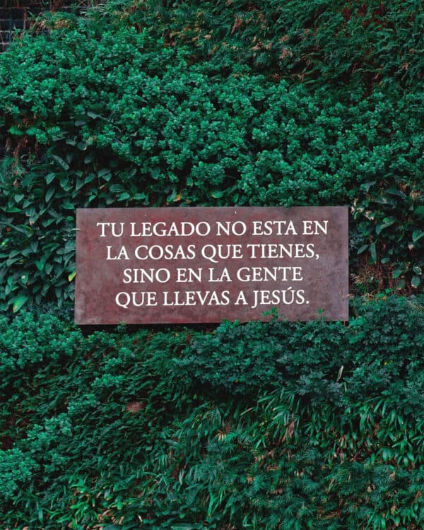 Tu legado no está en las cosas que tienes, sino en la gente que llevas a Jesús.