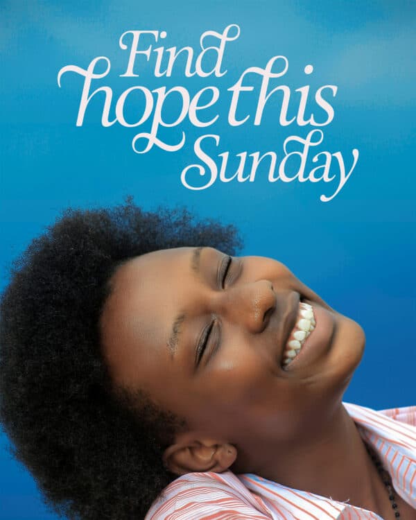 Find hope this Sunday