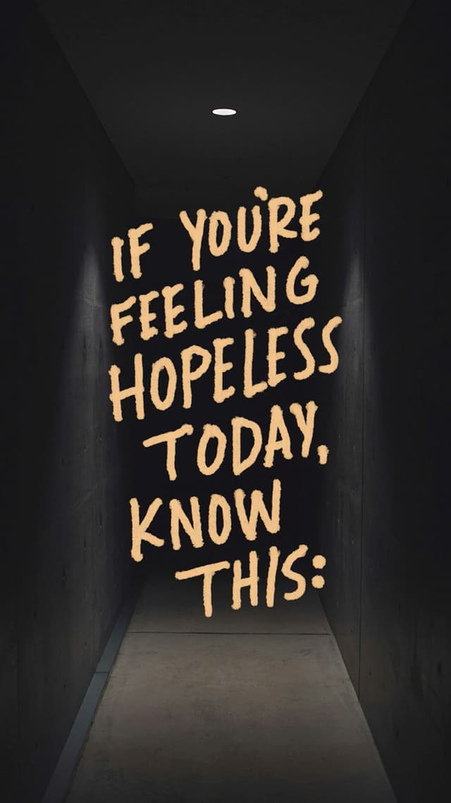 Feeling Hopeless