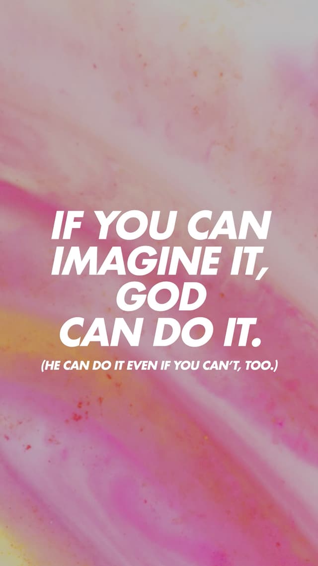 God Can Do It