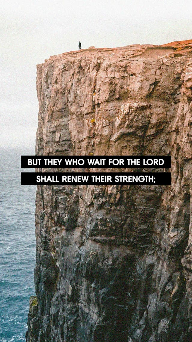 Wait on the Lord