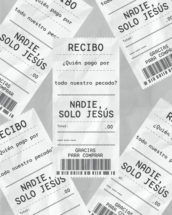 ¿Quién pago por todo nuestro pecado? Nadie, solo Jesús.