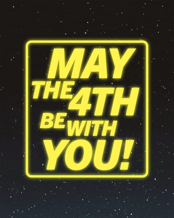 May the 4th be with you!