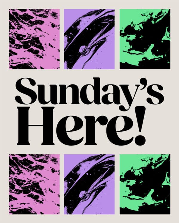 Sunday's here!