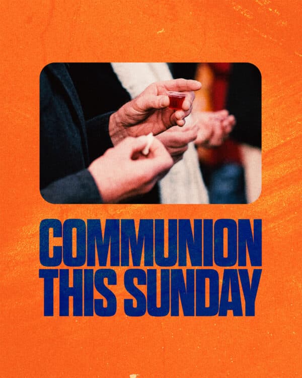 Communion this Sunday