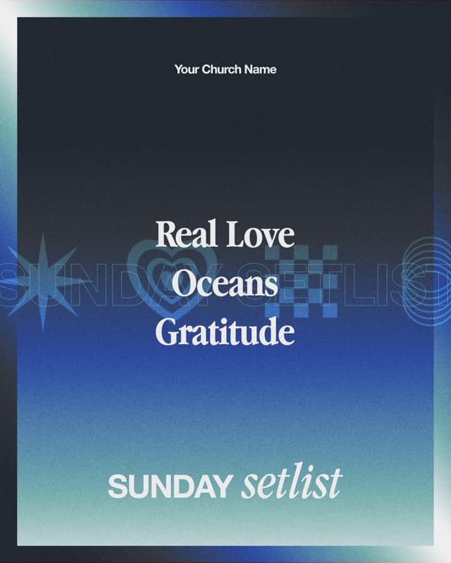 Worship Set Posts