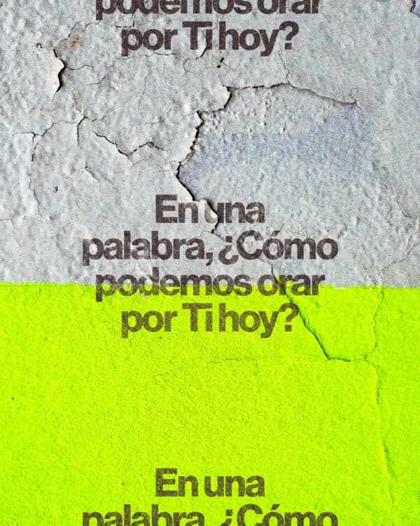 En una palabra, ¿Cómo podemos orar por ti hoy?