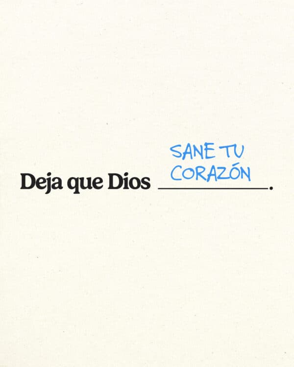 1) Deja que Dios sane tu corazón, 2) Deja que Dios te empodere a perdonar, 3) deja que Dios te de la fuerza para seguir perdonando, 4) Deja que Dios te siga sanando.