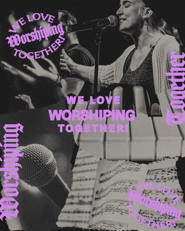 We love worshiping together!