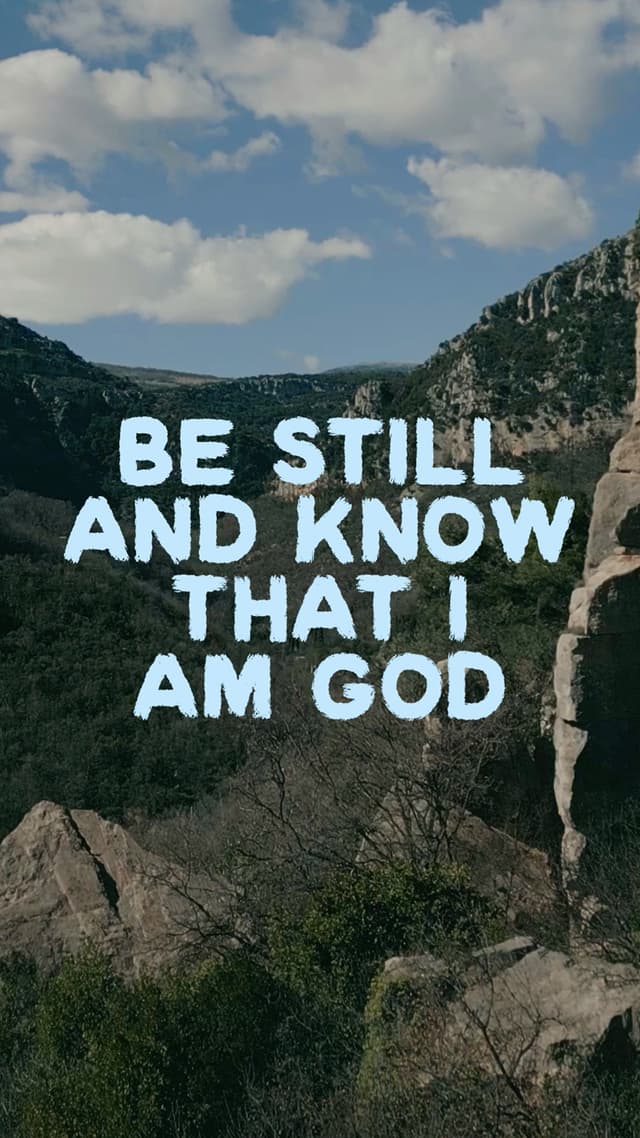 Be Still