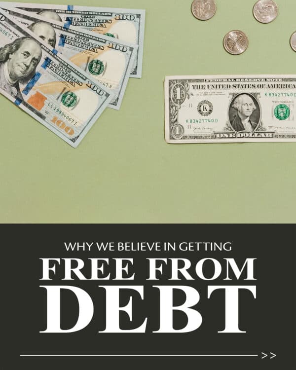 Why we believe in getting free from debt