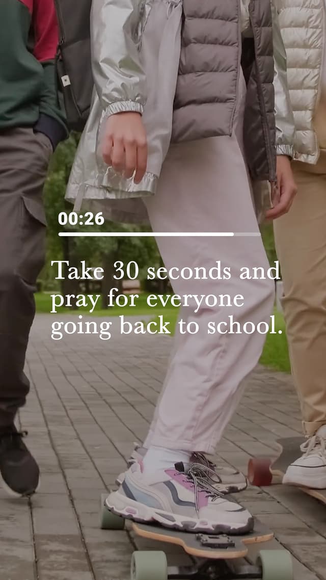 Back To School Prayer