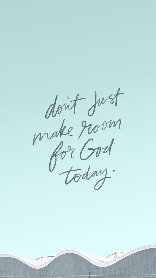 Center Your Life On God