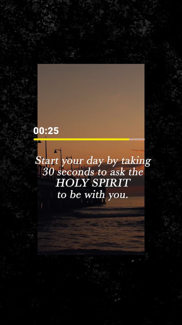 Holy Spirit Be With You