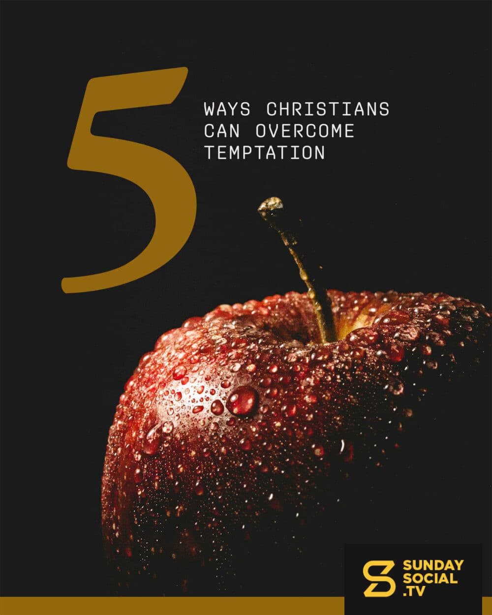 5 ways Christians can overcome temptation.