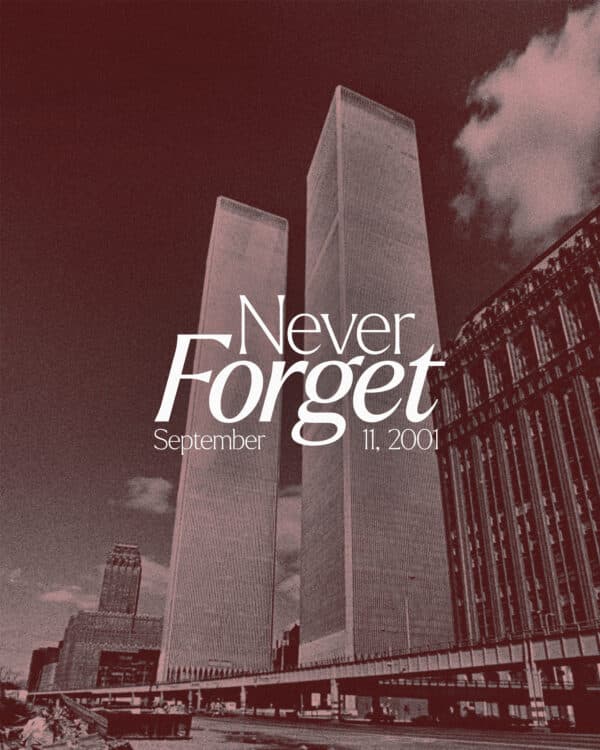September 11, 2001. Never forget.