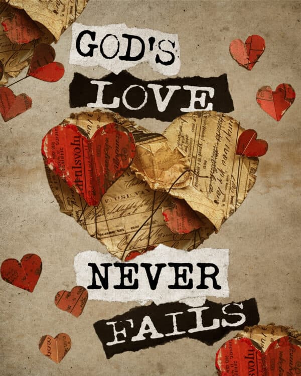 God's love never fails