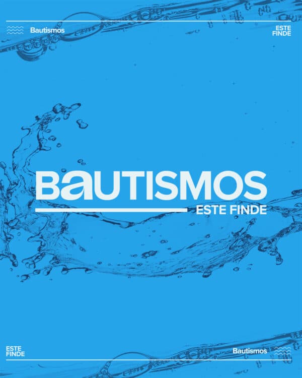 ¡Bautismos este finde!