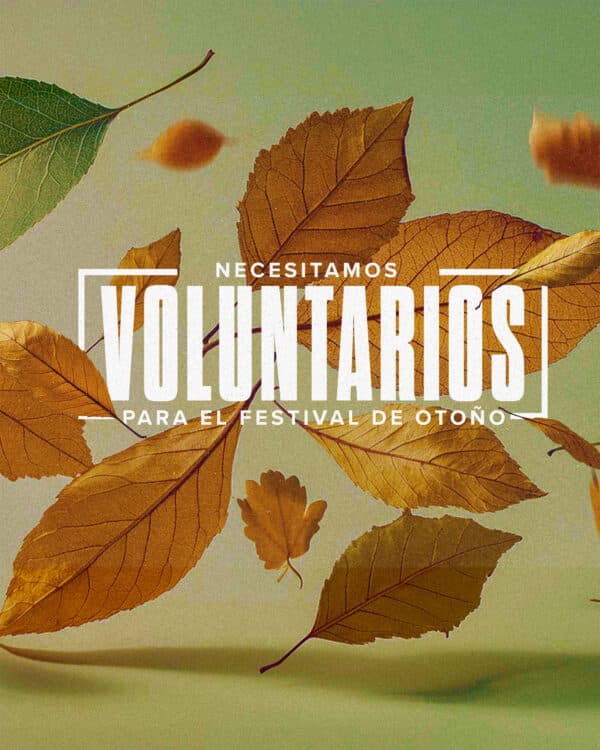 Necesitamos voluntarios para el festival de Otoño