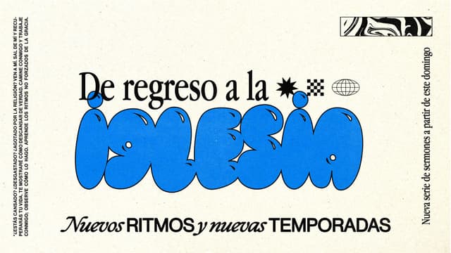 De regreso a la Iglesia. Nuevos ritmos y nuevas temporadas.