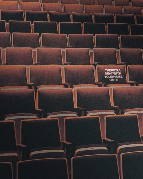 There’s a seat with your name on it!