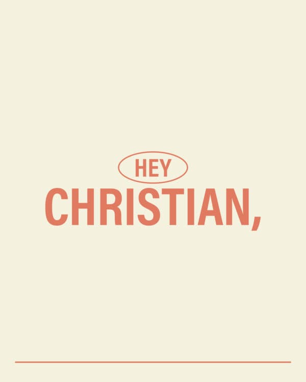 Hey Christian,