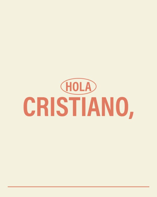 Hola cristiano,