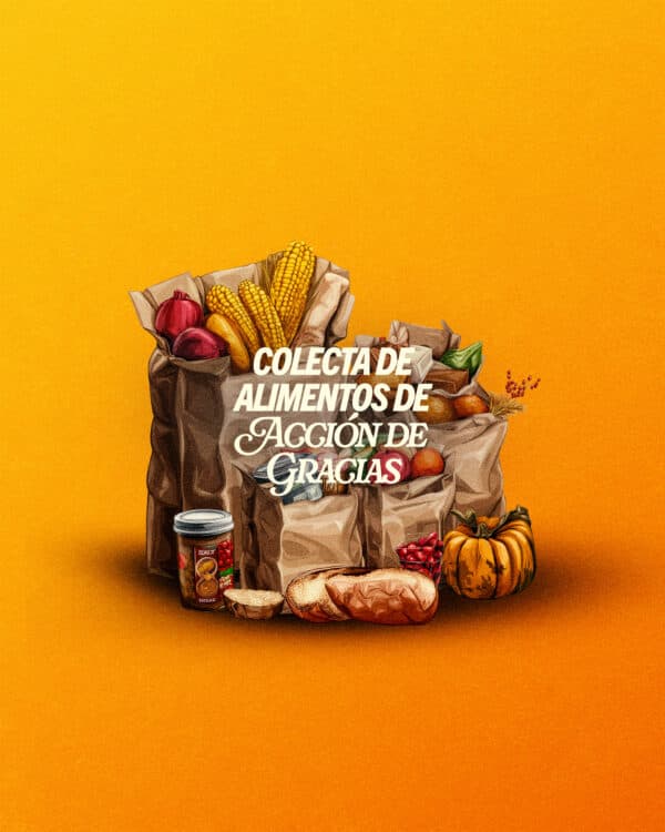 Colecta de alimentos de Acción de Gracias
