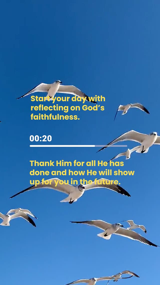 Reflect On God's Faithfulness