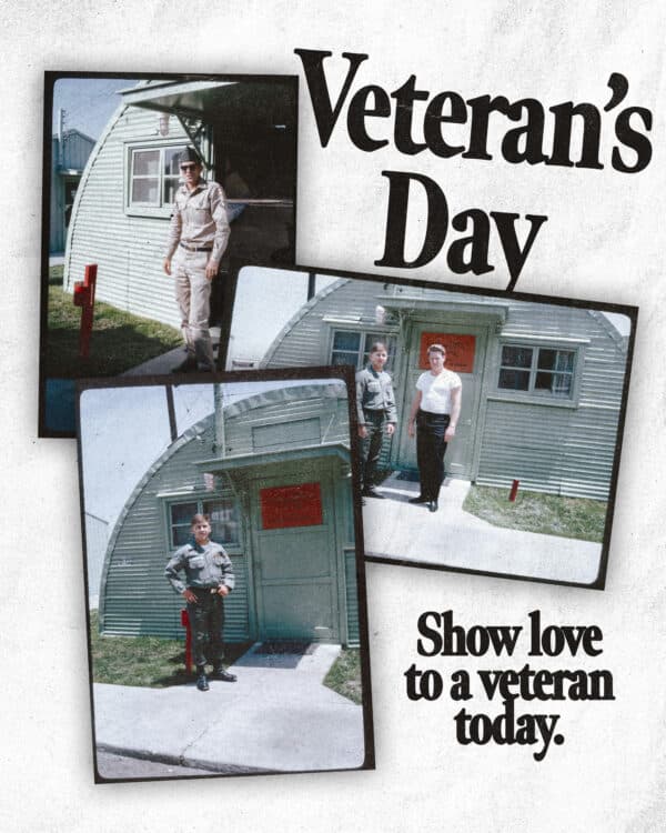 Show Love To A Veteran Today