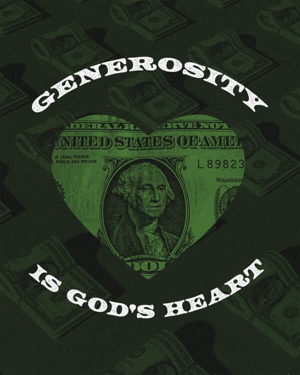 Generosity is God's heart