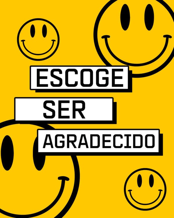 Escoge ser agradecido